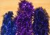 Vékony karácsonyi boa sötét lila színben