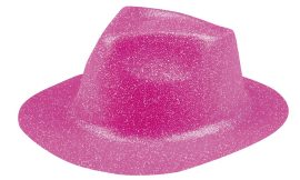 kalap, csillámos, neon pink