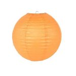 Lampion rizspapírból, 30 cm narancssárga