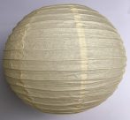Lampion rizspapírból, 40 cm Bézs
