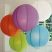 Lampion rizspapírból, 40 cm citromsárga