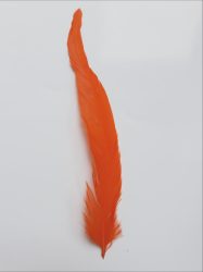 Kakasfarok toll 15 cm narancs sárga