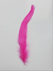 Kakasfarok toll 15 cm pink