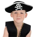 Kalóz kapitány gyerek filc kalap