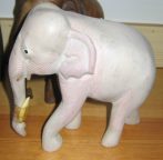 Elefánt 17 cm, fehér
