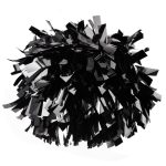 Metál pompom versenyzőknek fekete színben, középfogós